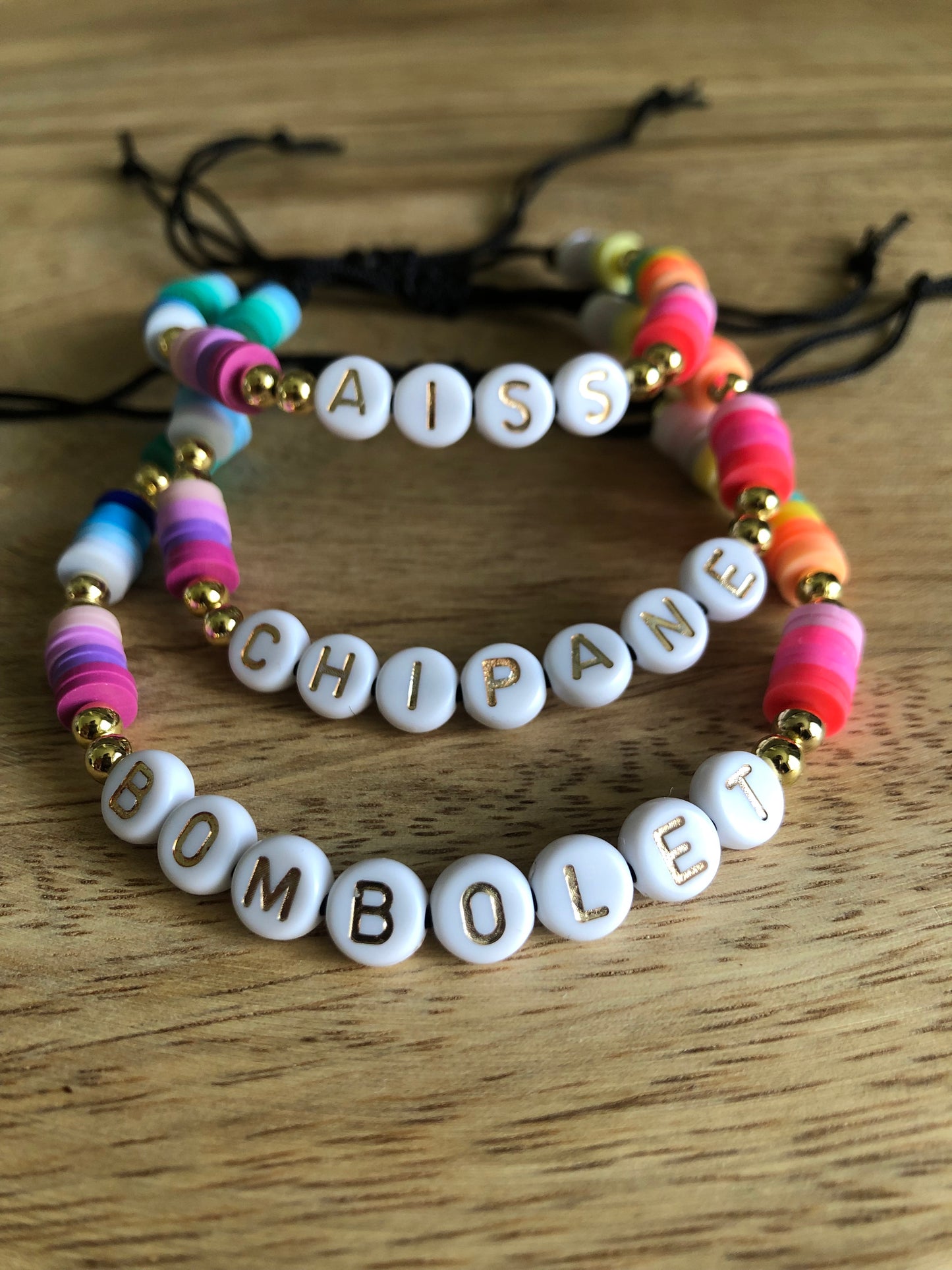 Bracelet Perles Rondelles à Personnaliser