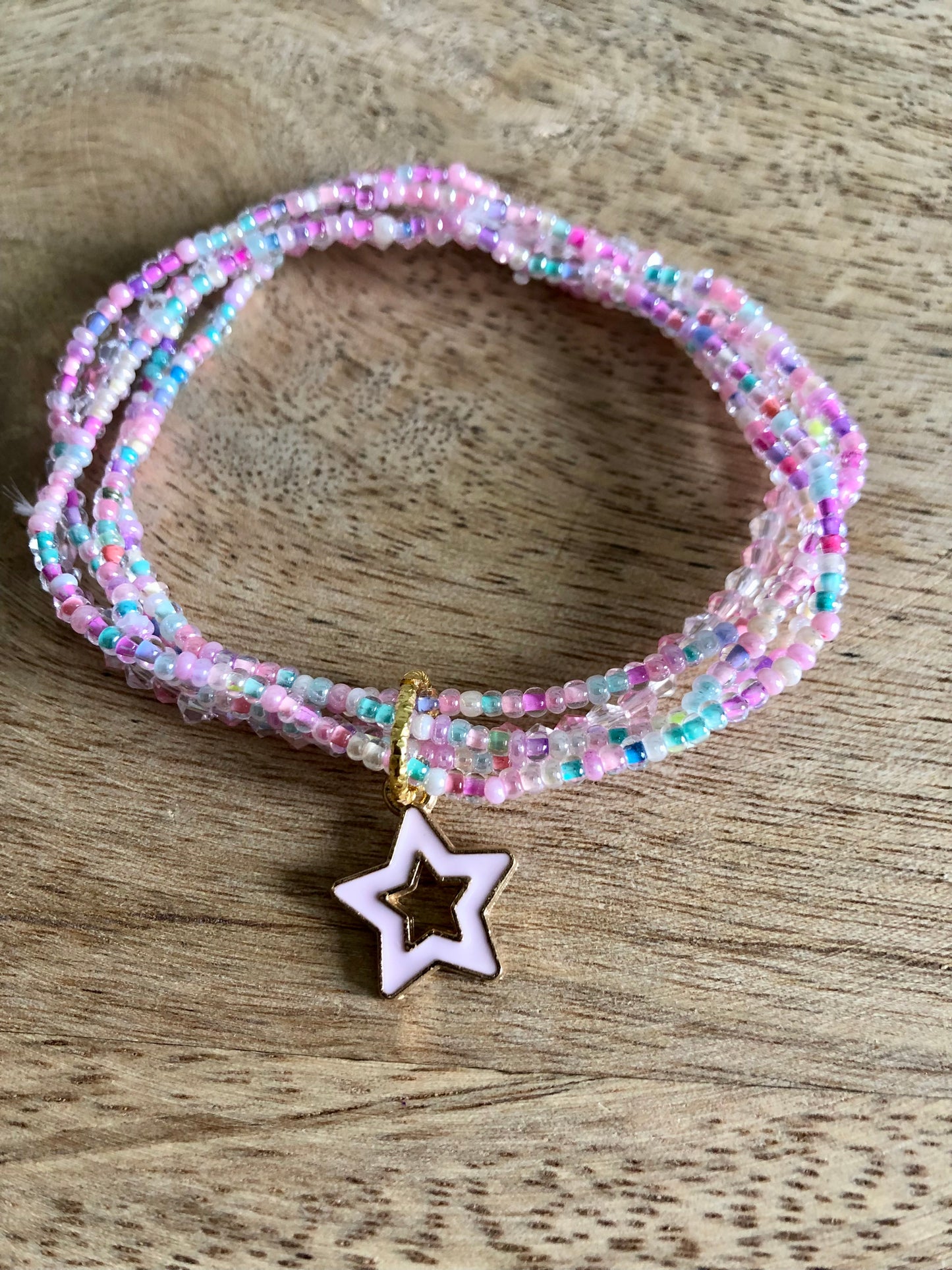Bracelet « Étoile Rose »