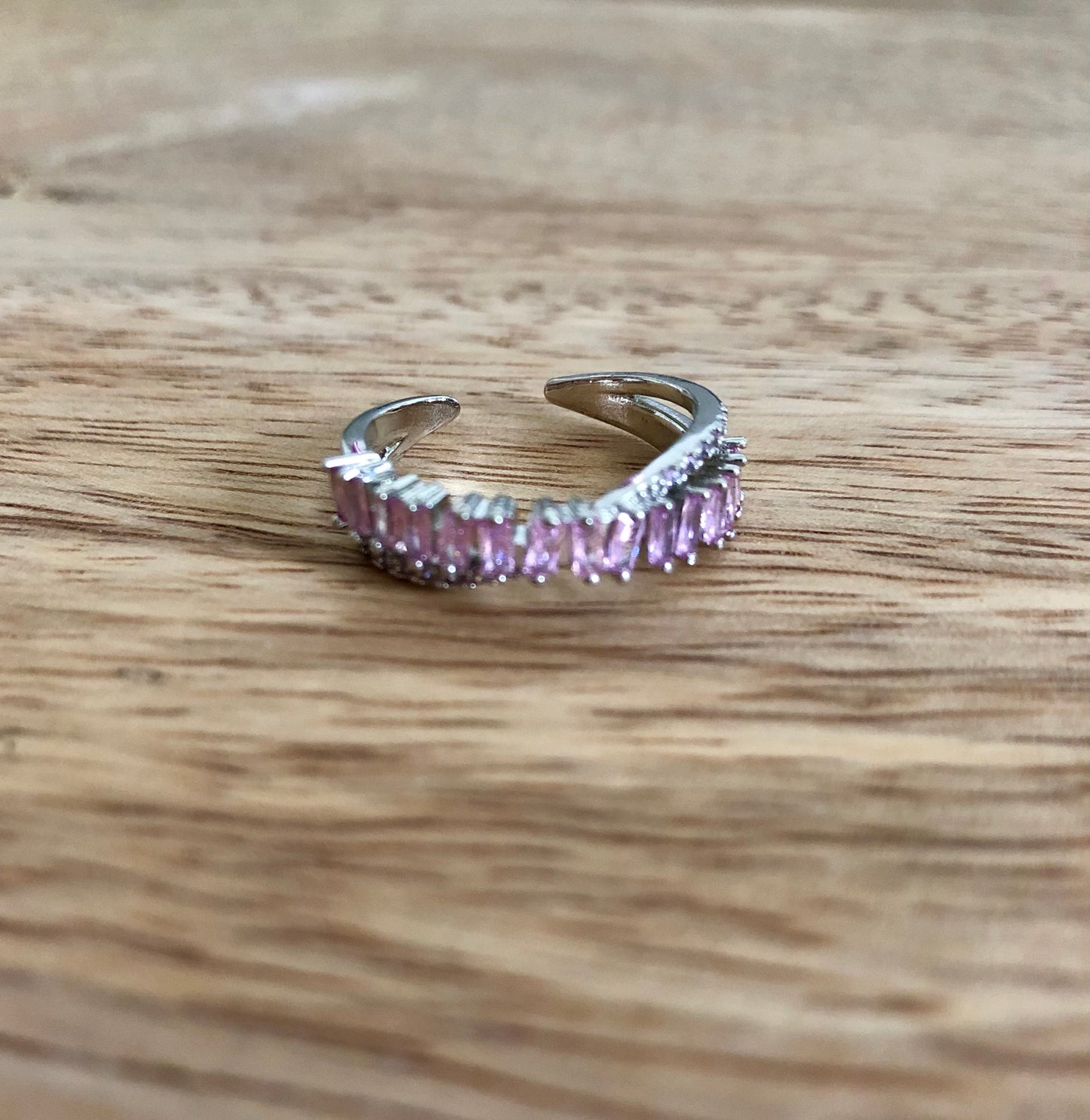 Bague Queen & King - Argentée & Rose
