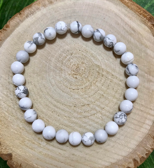 Bracelet Stabilité en Howlite