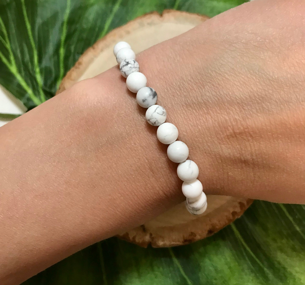 Bracelet Stabilité en Howlite