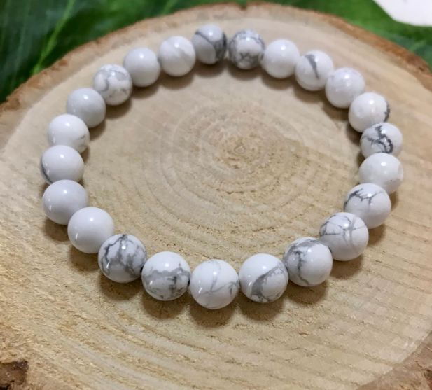 Bracelet Stabilité en Howlite