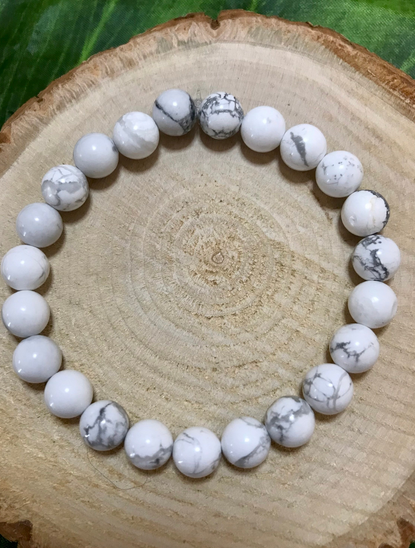 Bracelet Stabilité en Howlite