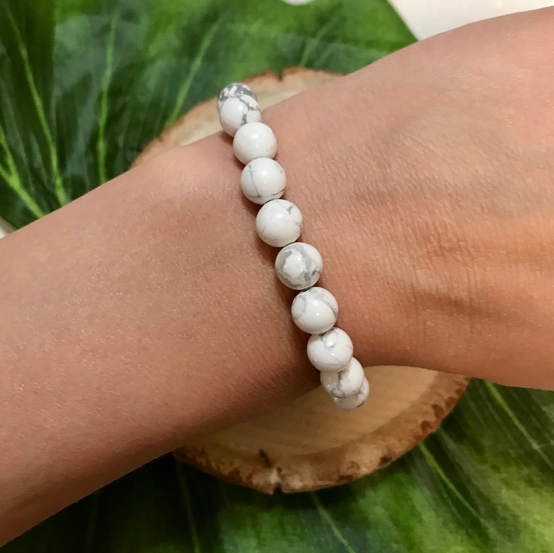 Bracelet Stabilité en Howlite