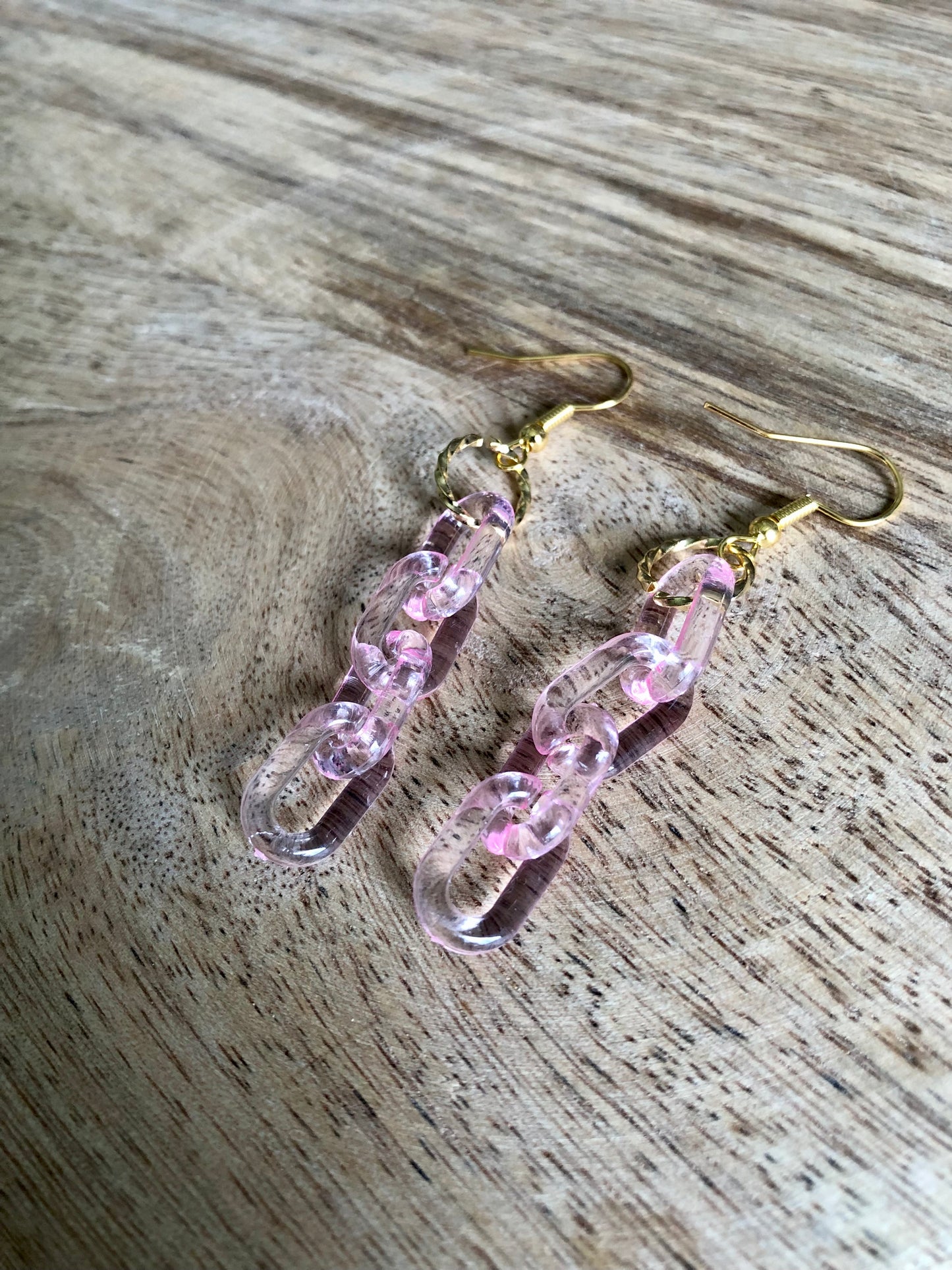 Boucles d’oreilles Maillons - Roses