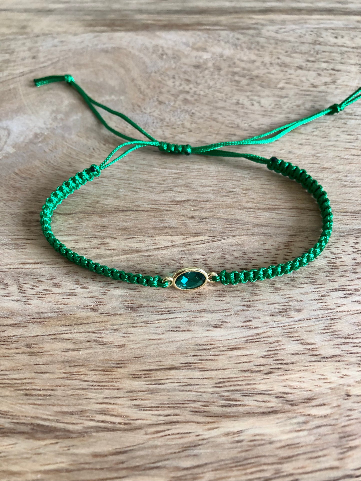 Bracelet Tissé « Élégance » - Vert