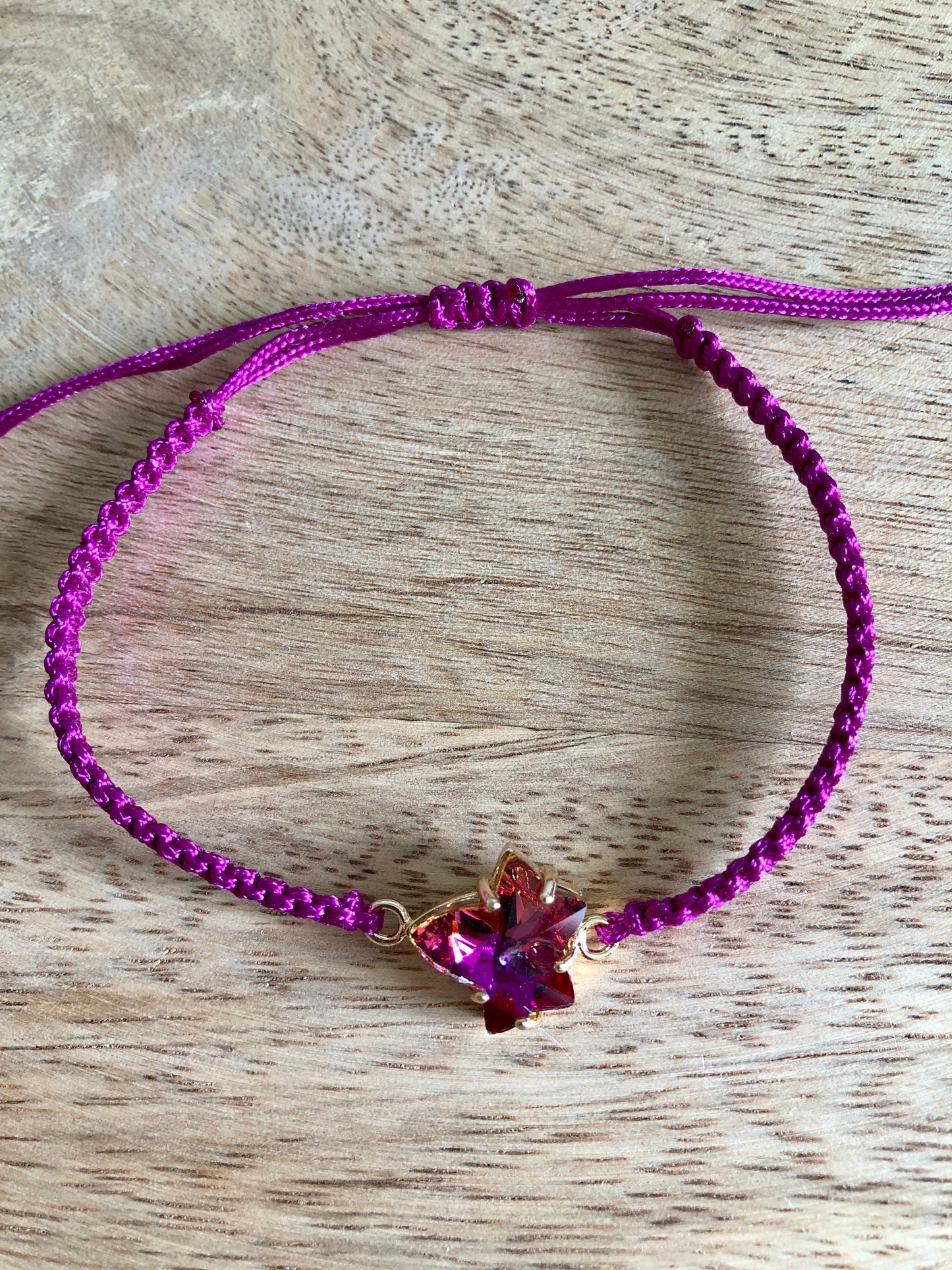 Bracelet Feuille d’Érable - Violet