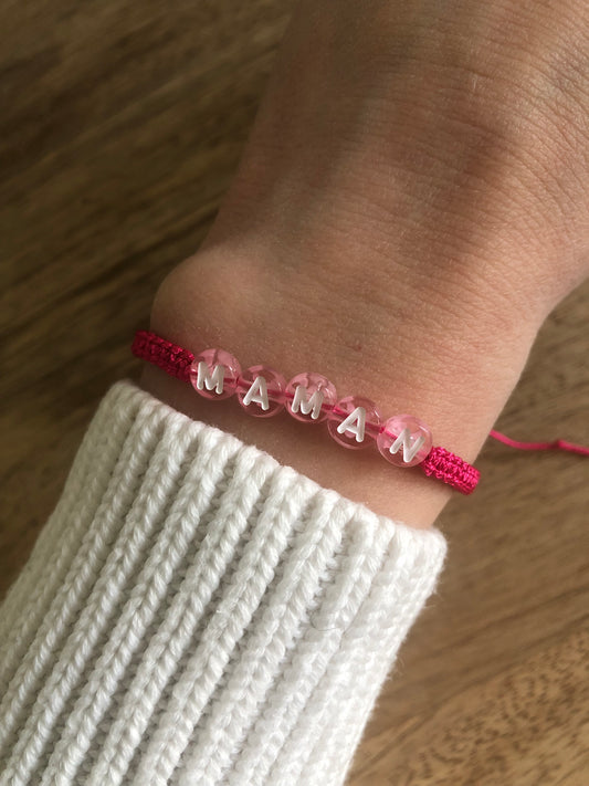 Bracelet Maman Rose