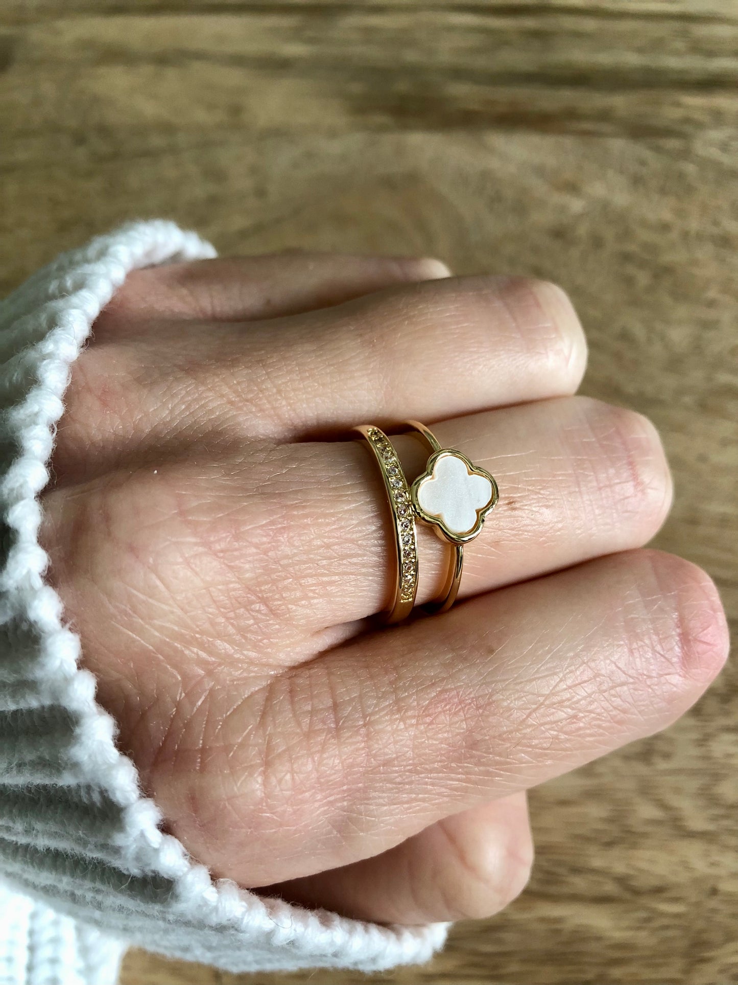 Bague Chance - Blanche
