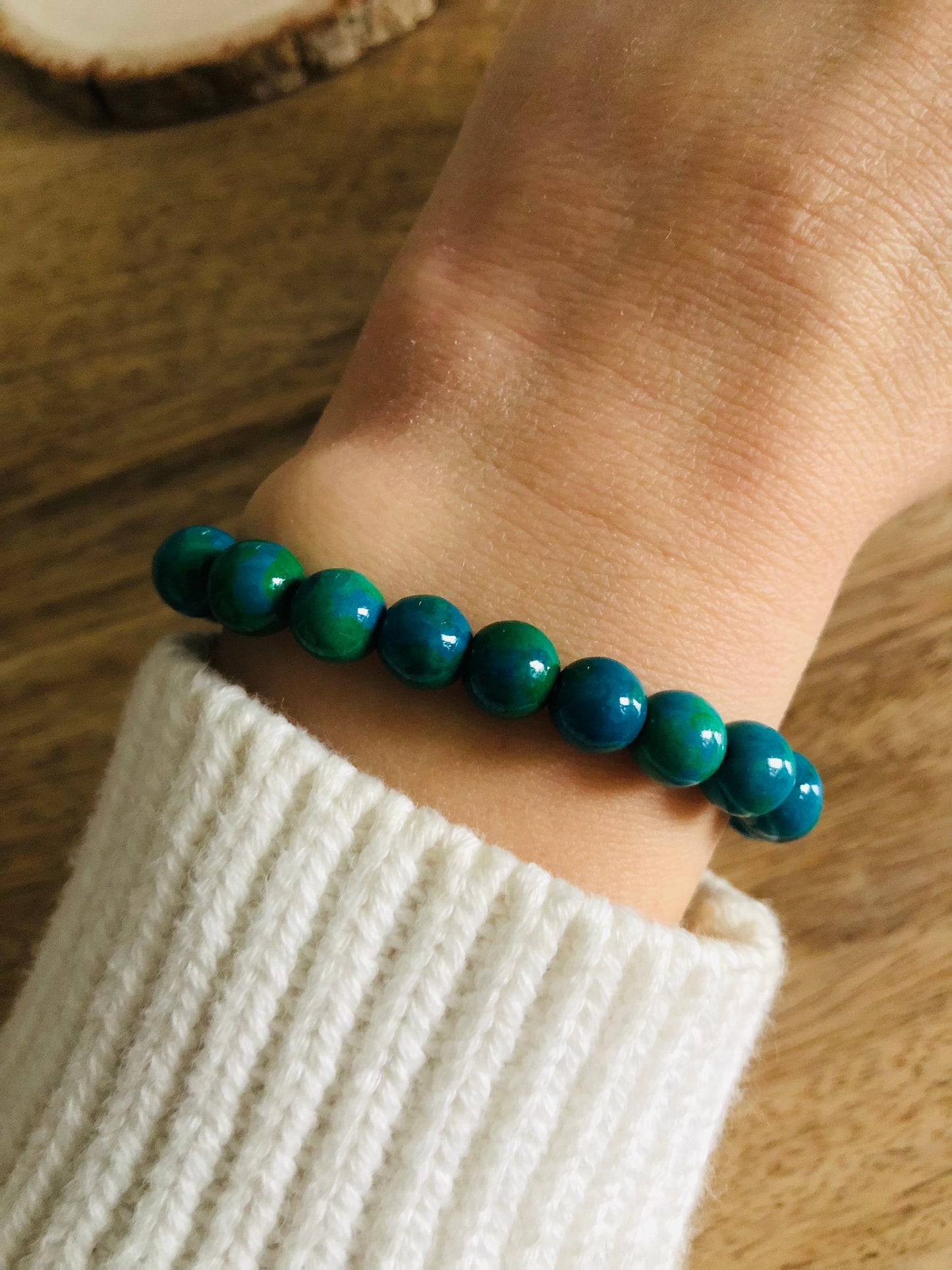 Bracelet Affirmation de Soi Chrysocolle