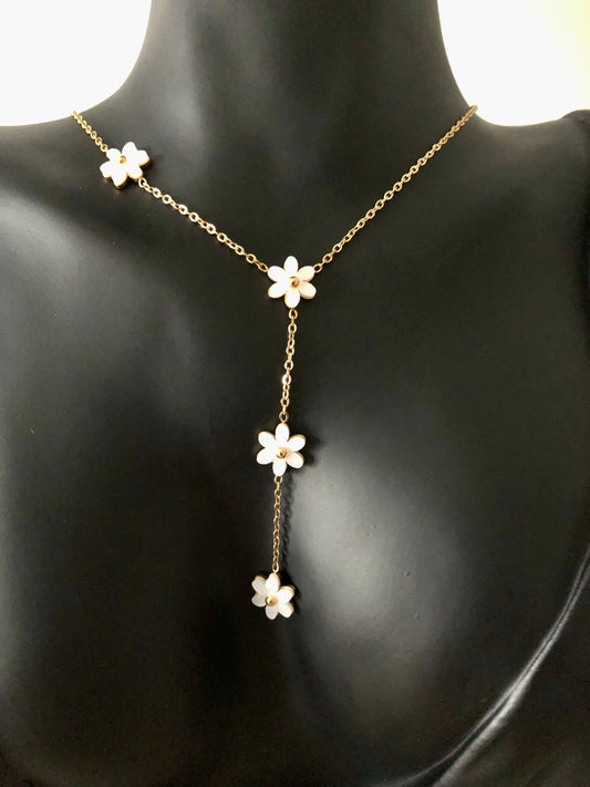 Collier Marguerite Blanche