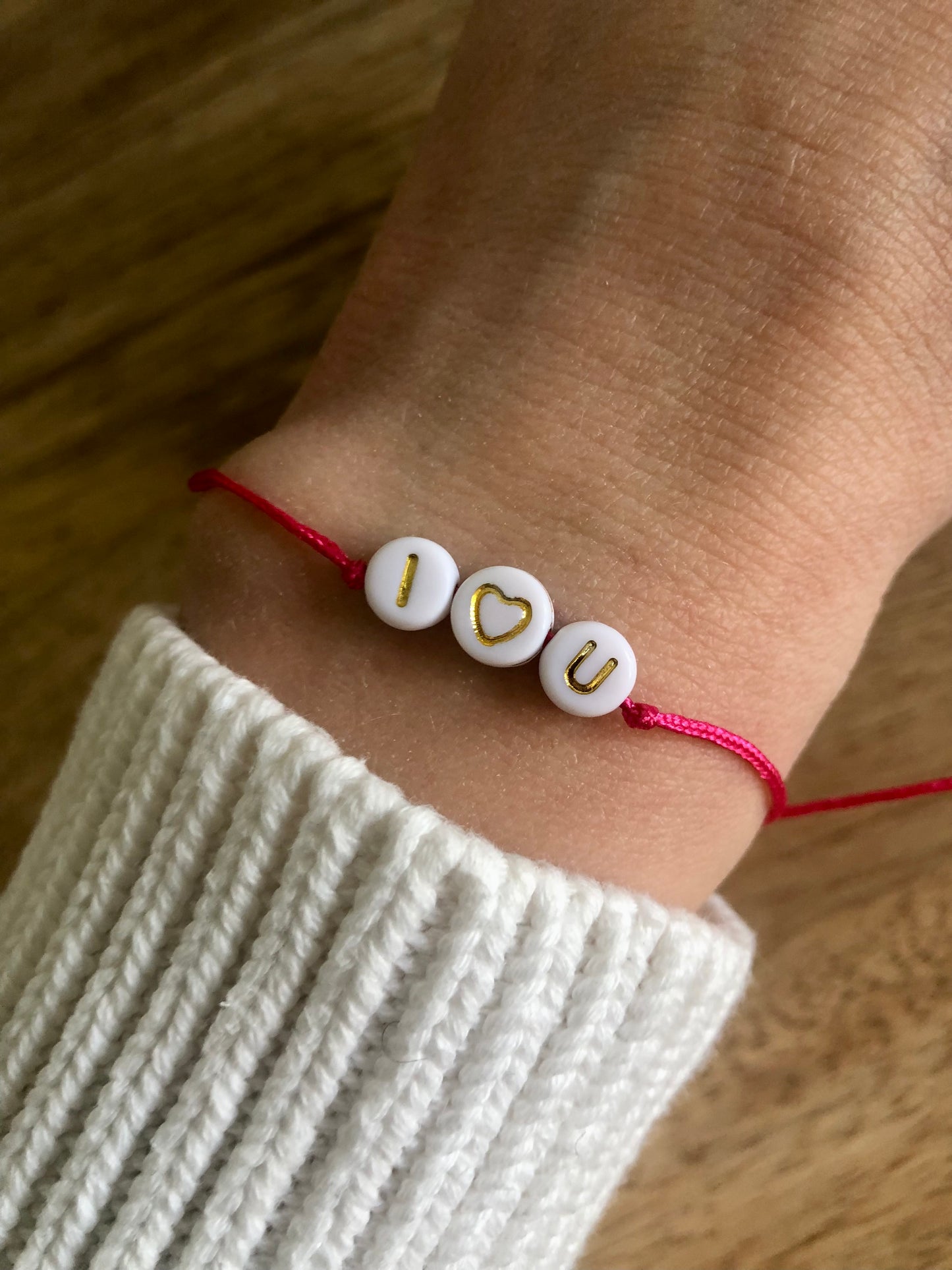 Bracelets Tissés « I Love U »