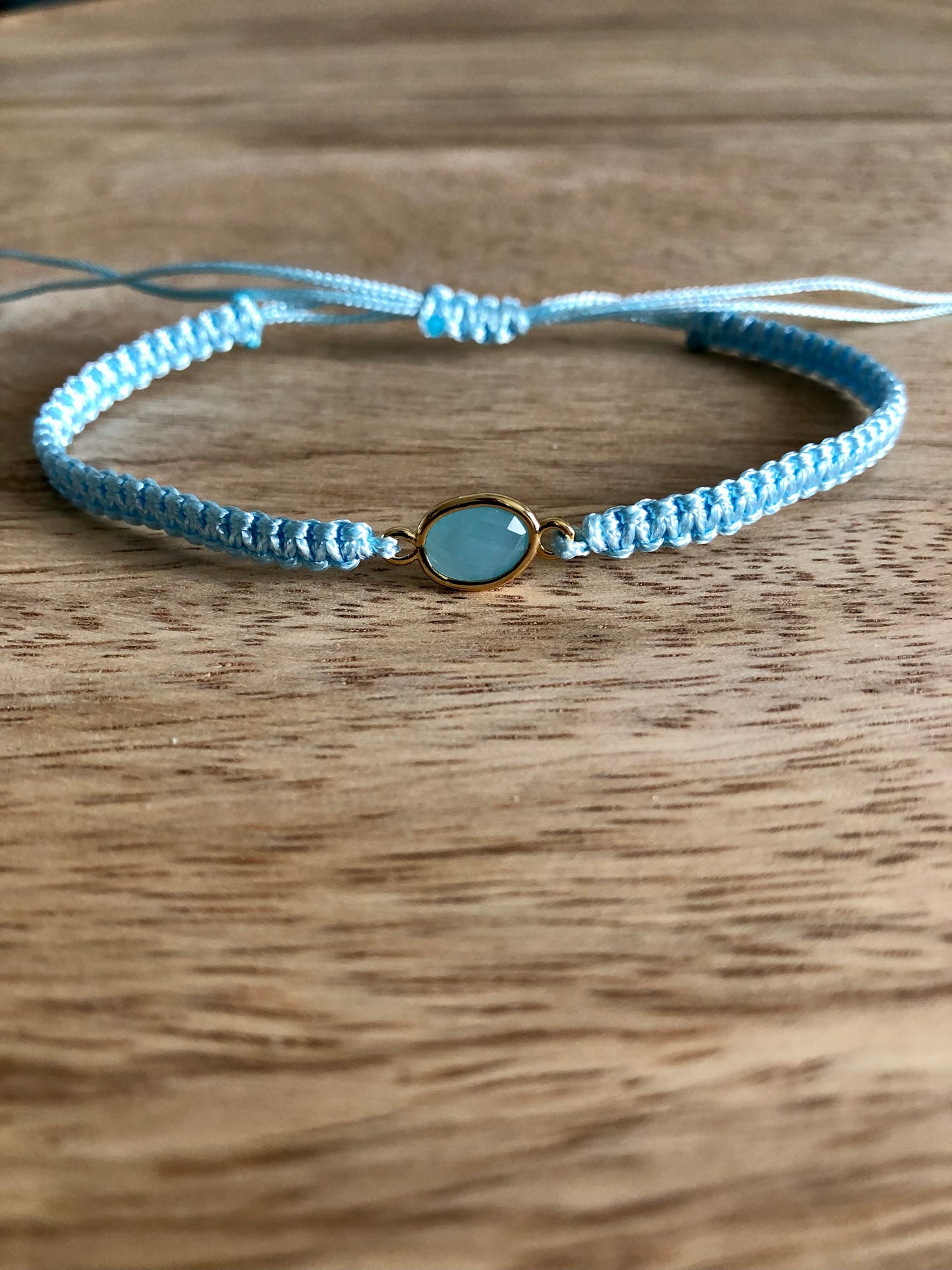 Bracelet Tissé « Élégance » - Bleu