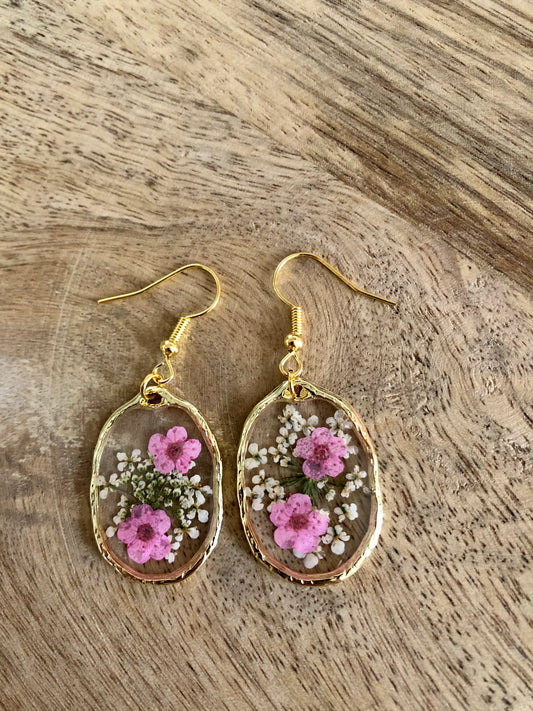Boucles-d’Oreilles Florales - Roses