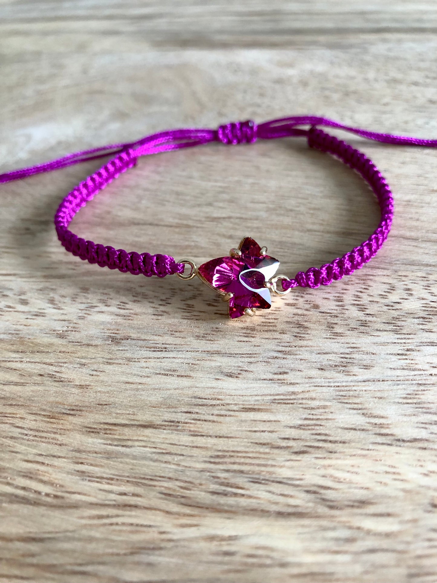 Bracelet Feuille d’Érable - Violet