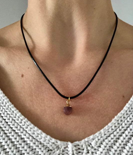 Collier Sagesse en Améthyste