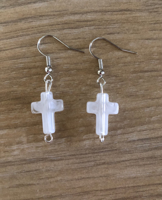 Boucles d’Oreilles - Modèle Croix