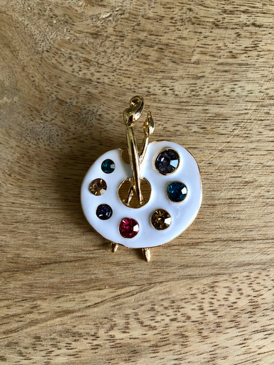 Broche Palette de Peintures