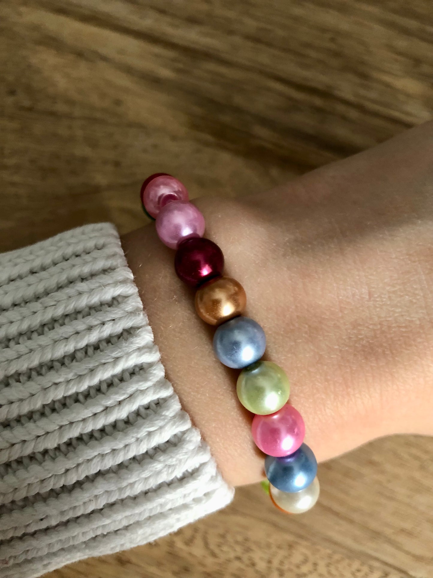 Bracelet Boules Colorées