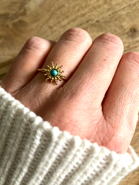 Bague simple Soleil