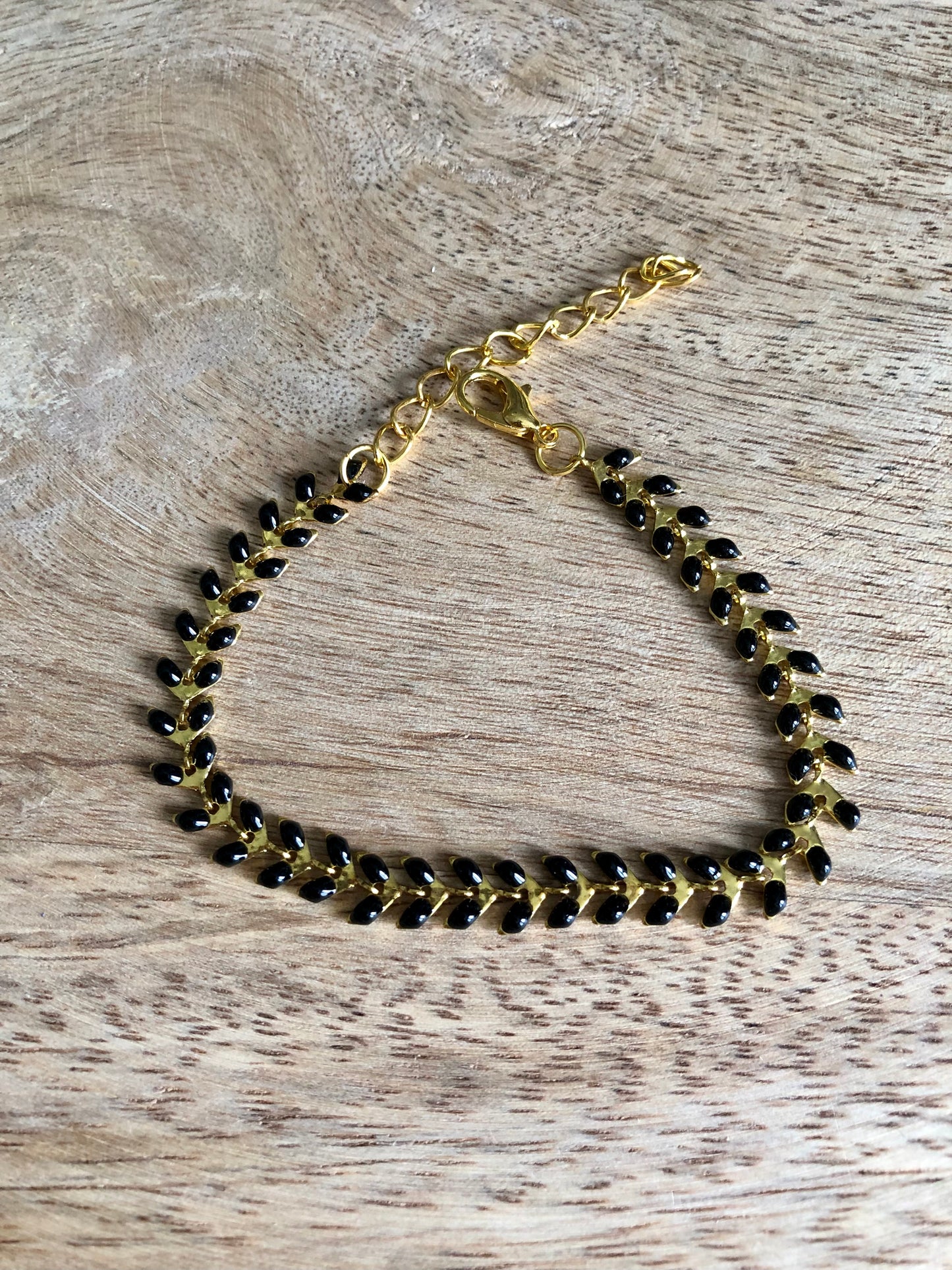 Bracelet Mille Pattes - Noir