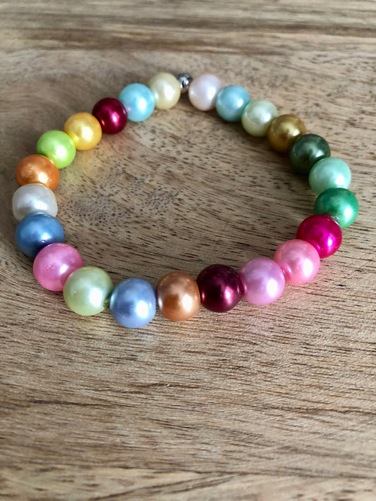 Bracelet Boules Colorées