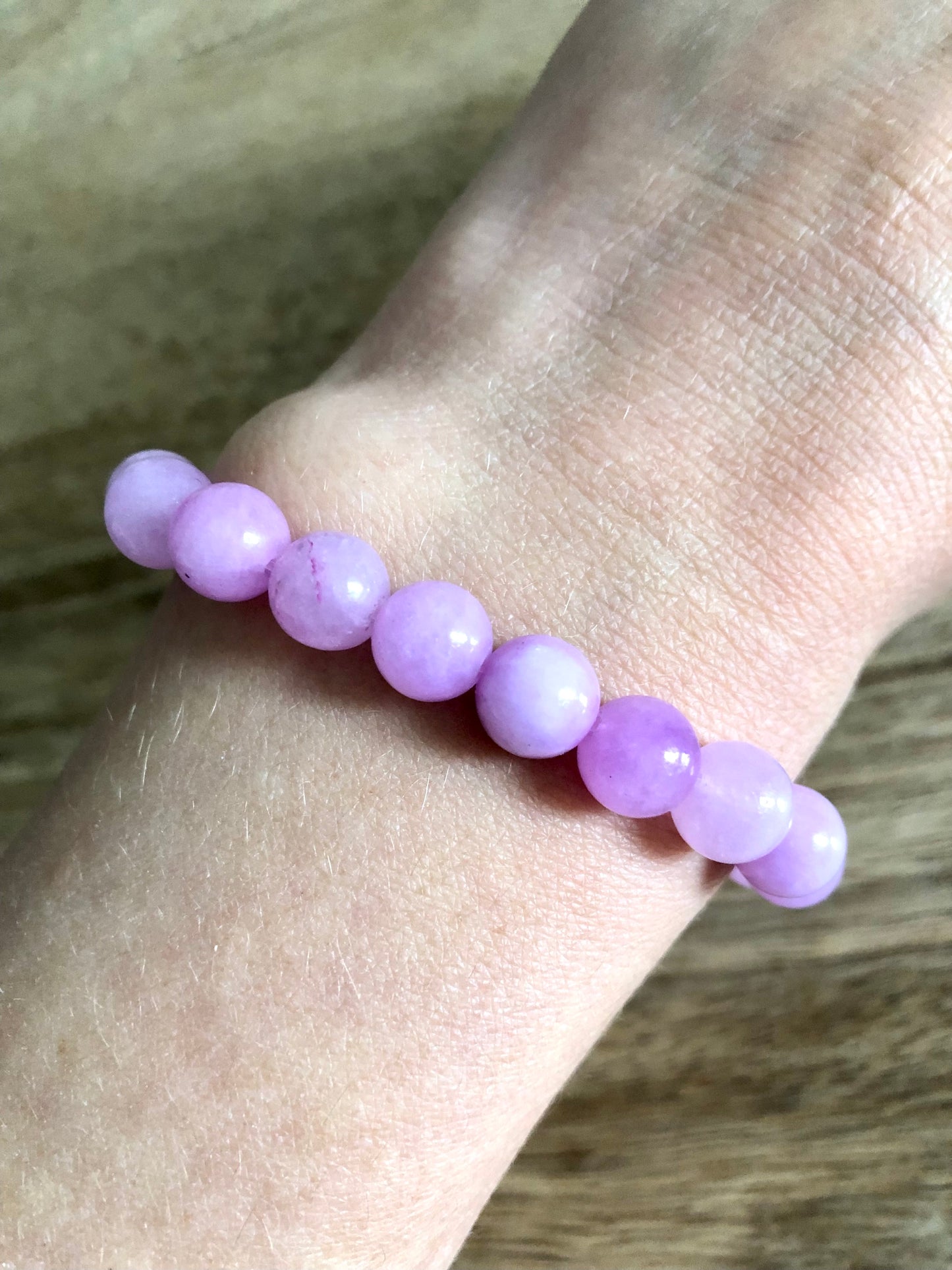 Bracelet Rayonnant en Jade Violet