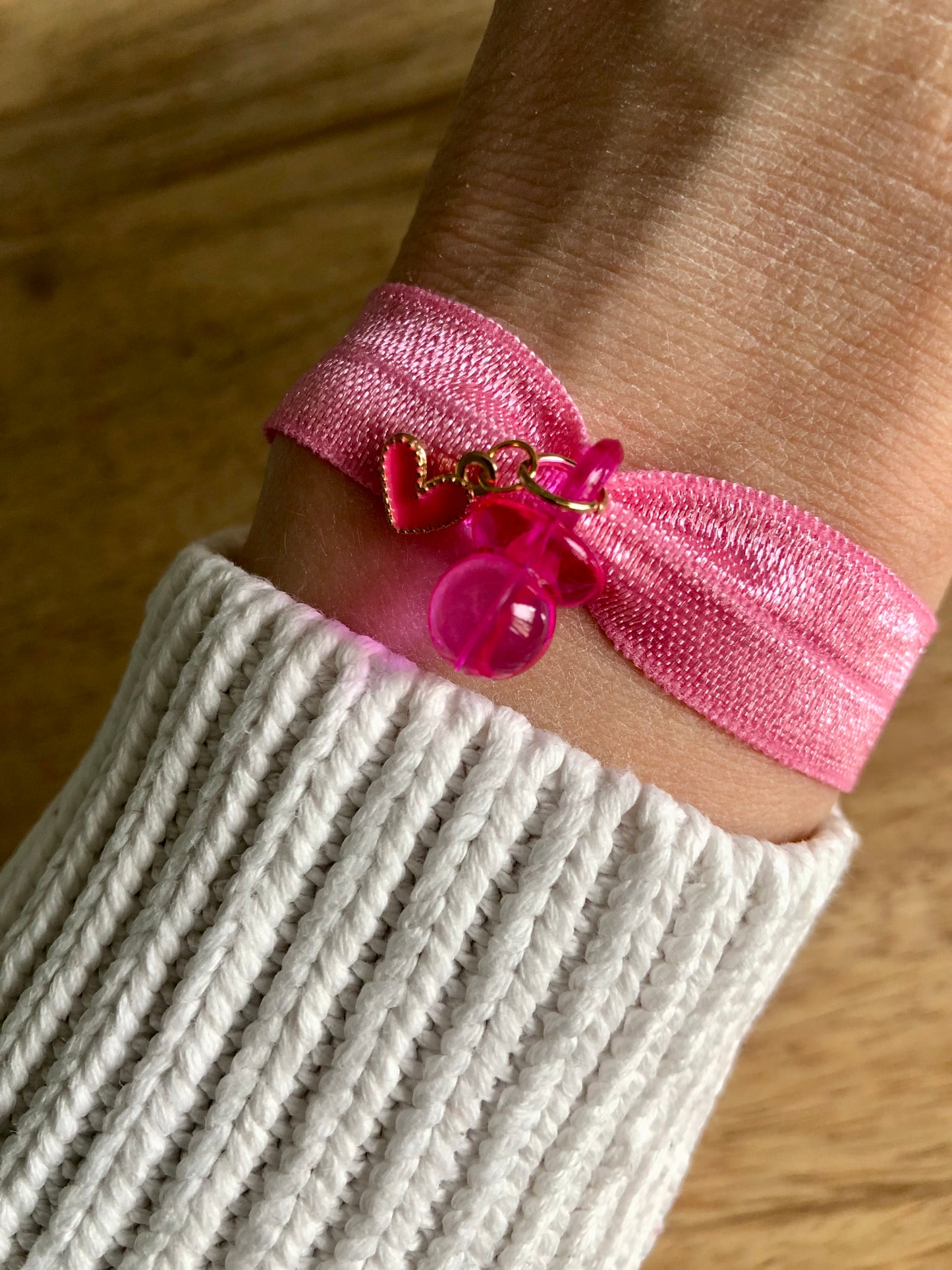 Bracelet Baby à Personnaliser - Rose