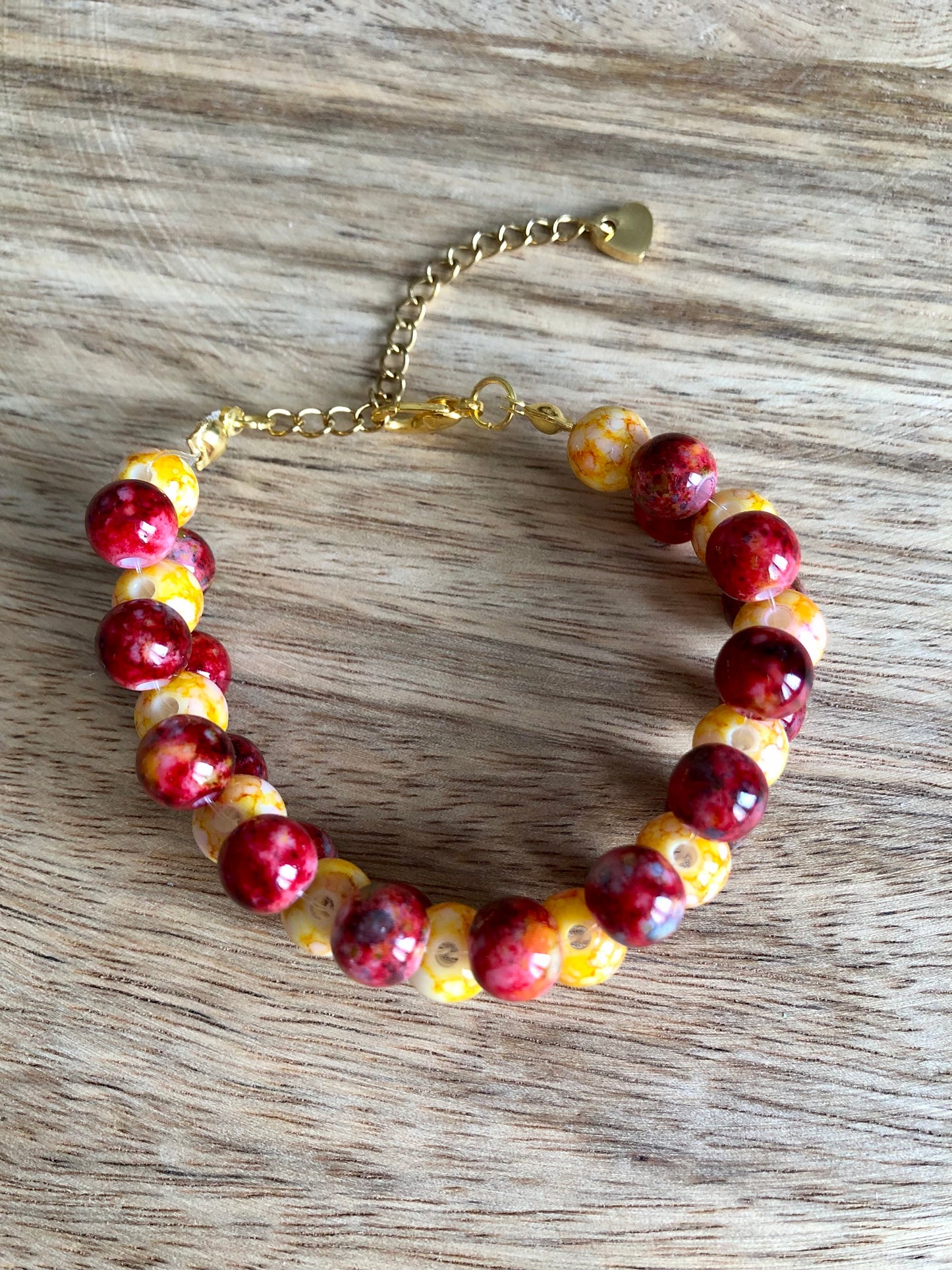 Bracelets Jasper - Rouges & Jaunes