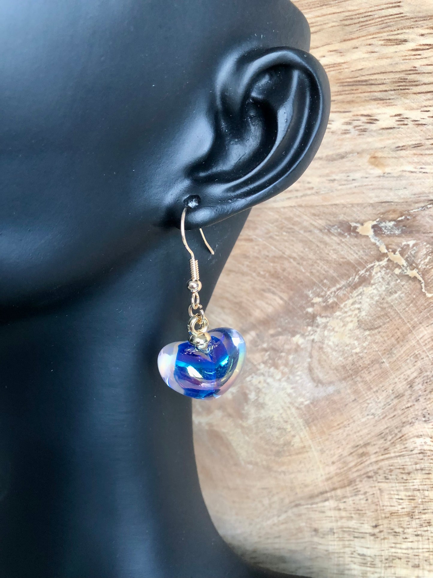 Boucles d’Oreilles Love - Bleues