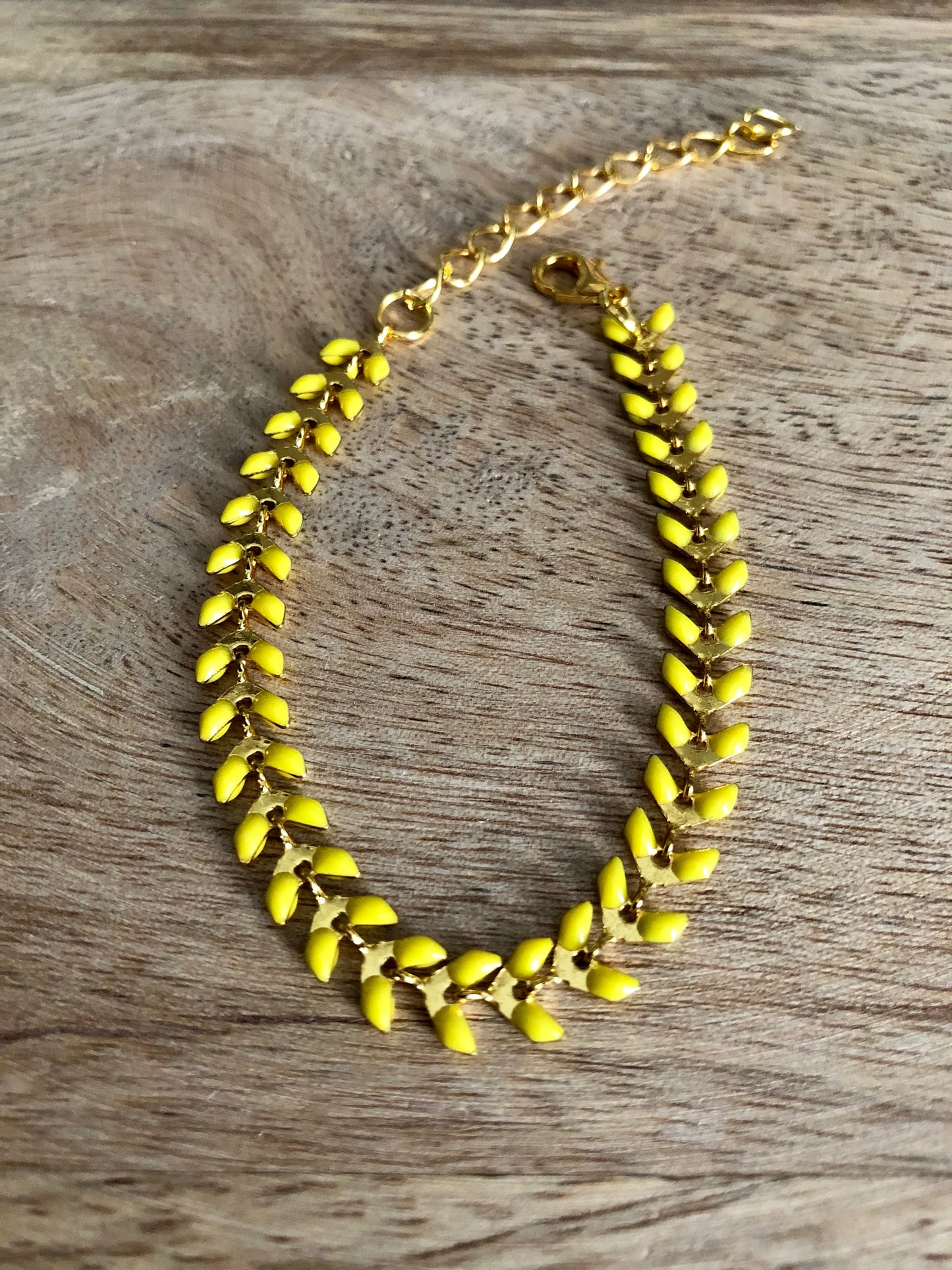 Bracelet Mille Pattes - Jaune