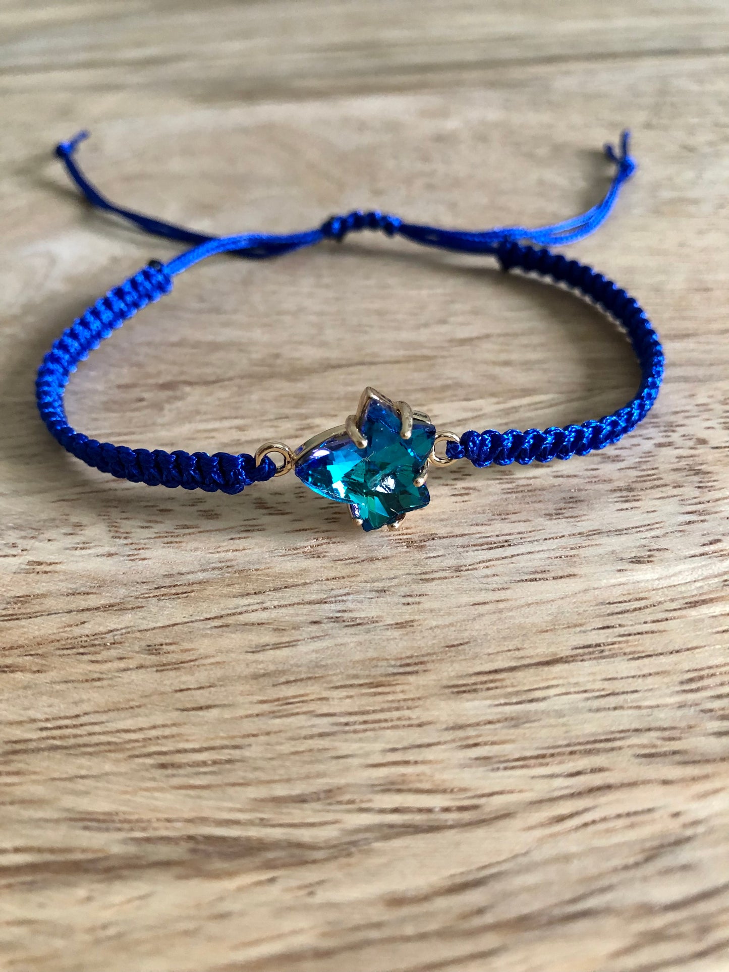 Bracelet Feuille d’Érable - Bleu