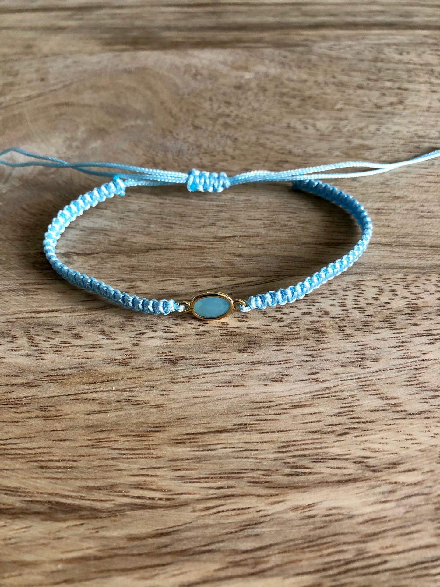 Bracelet Tissé « Élégance » - Bleu