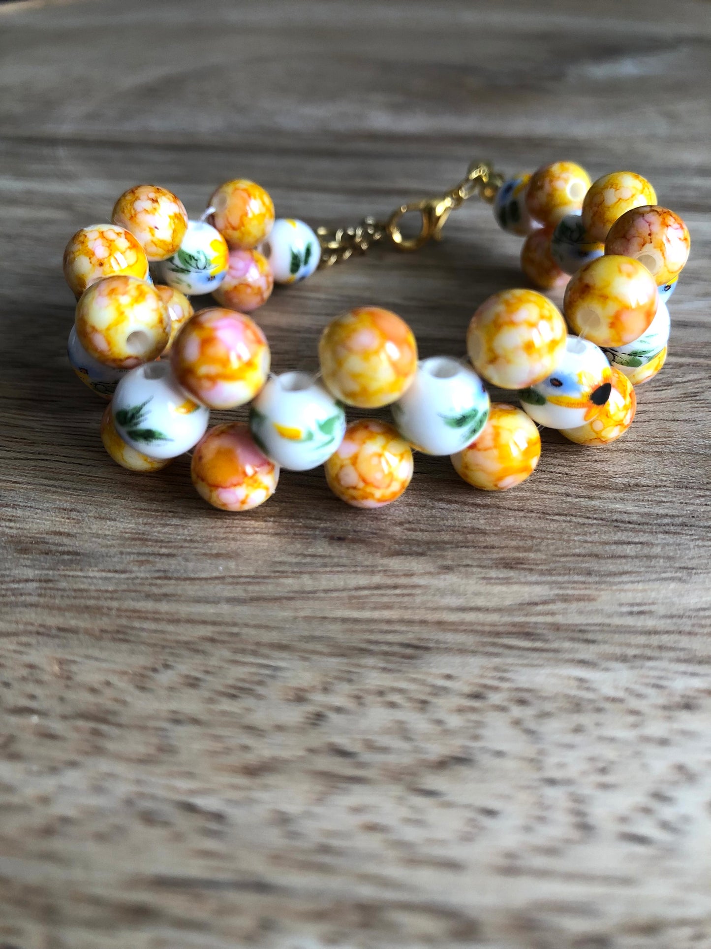 Bracelet Jasper - Tournesol