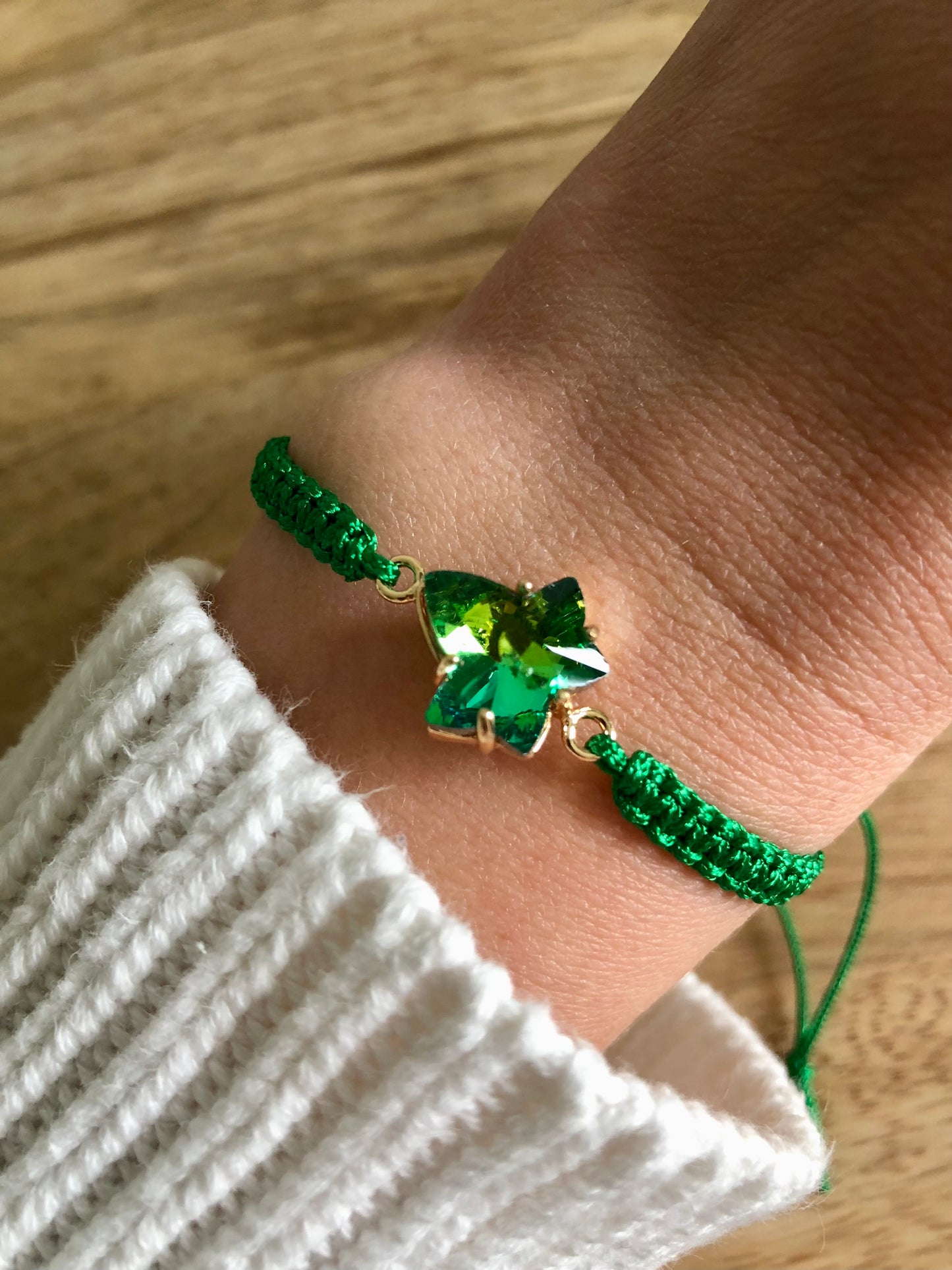 Bracelet Feuille d’Érable - Vert