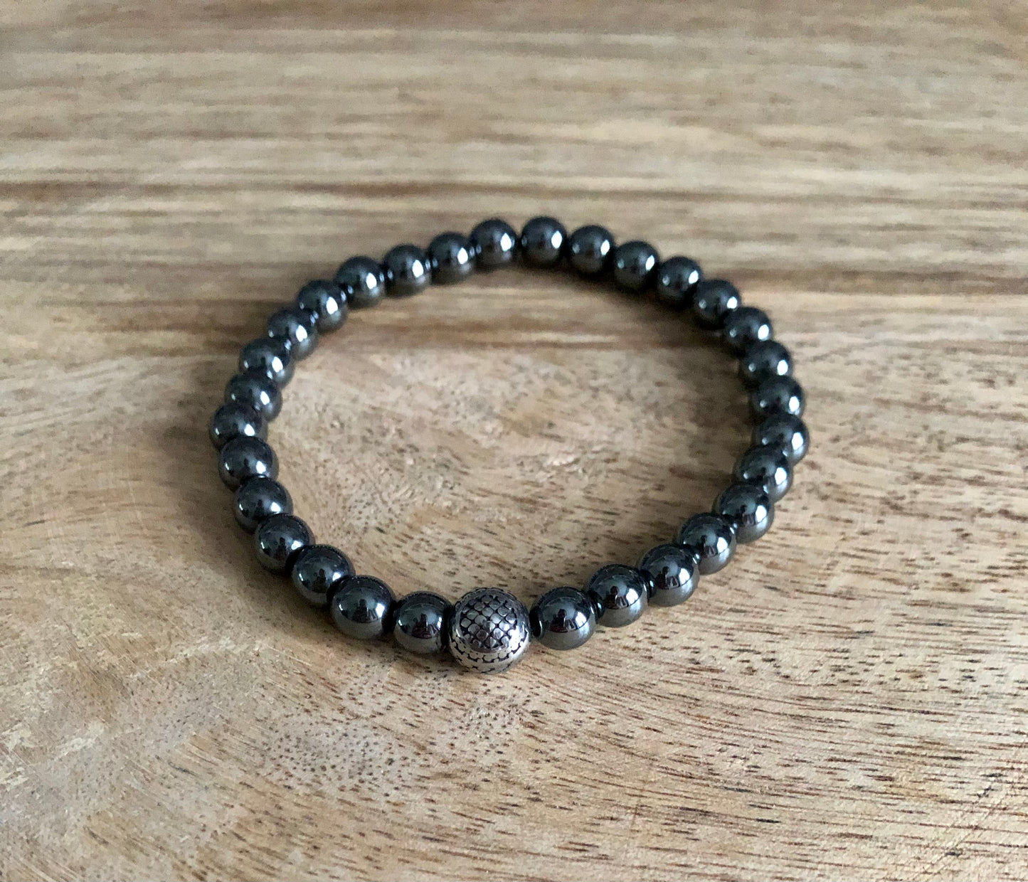 Bracelet Confiance en Hématite