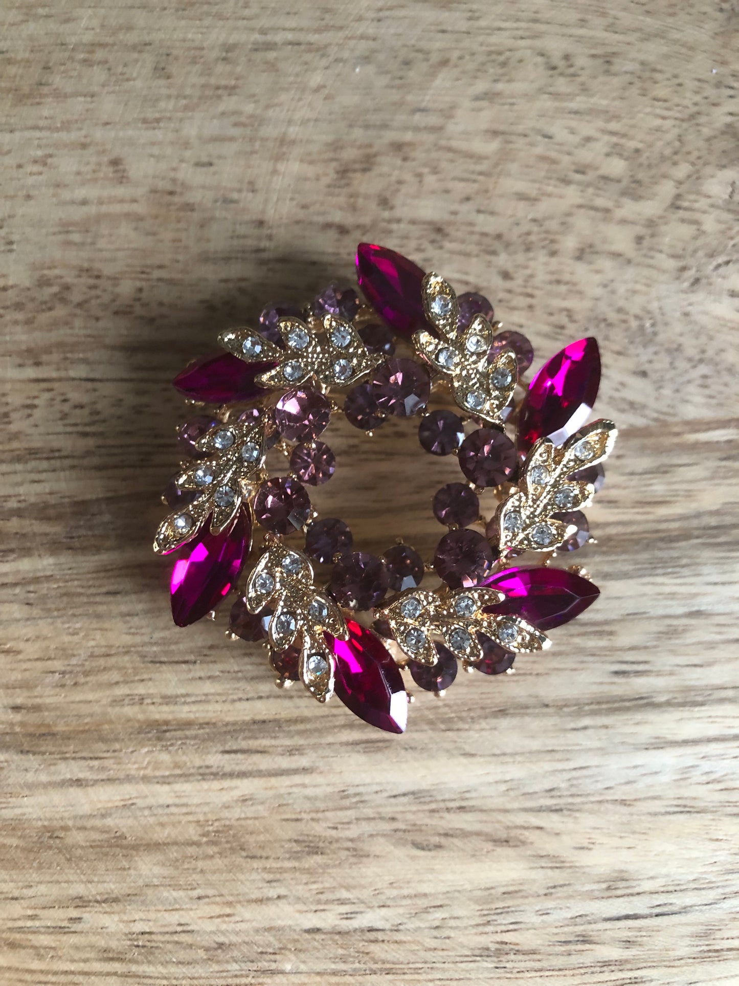 Broches Couronnes de Fleurs