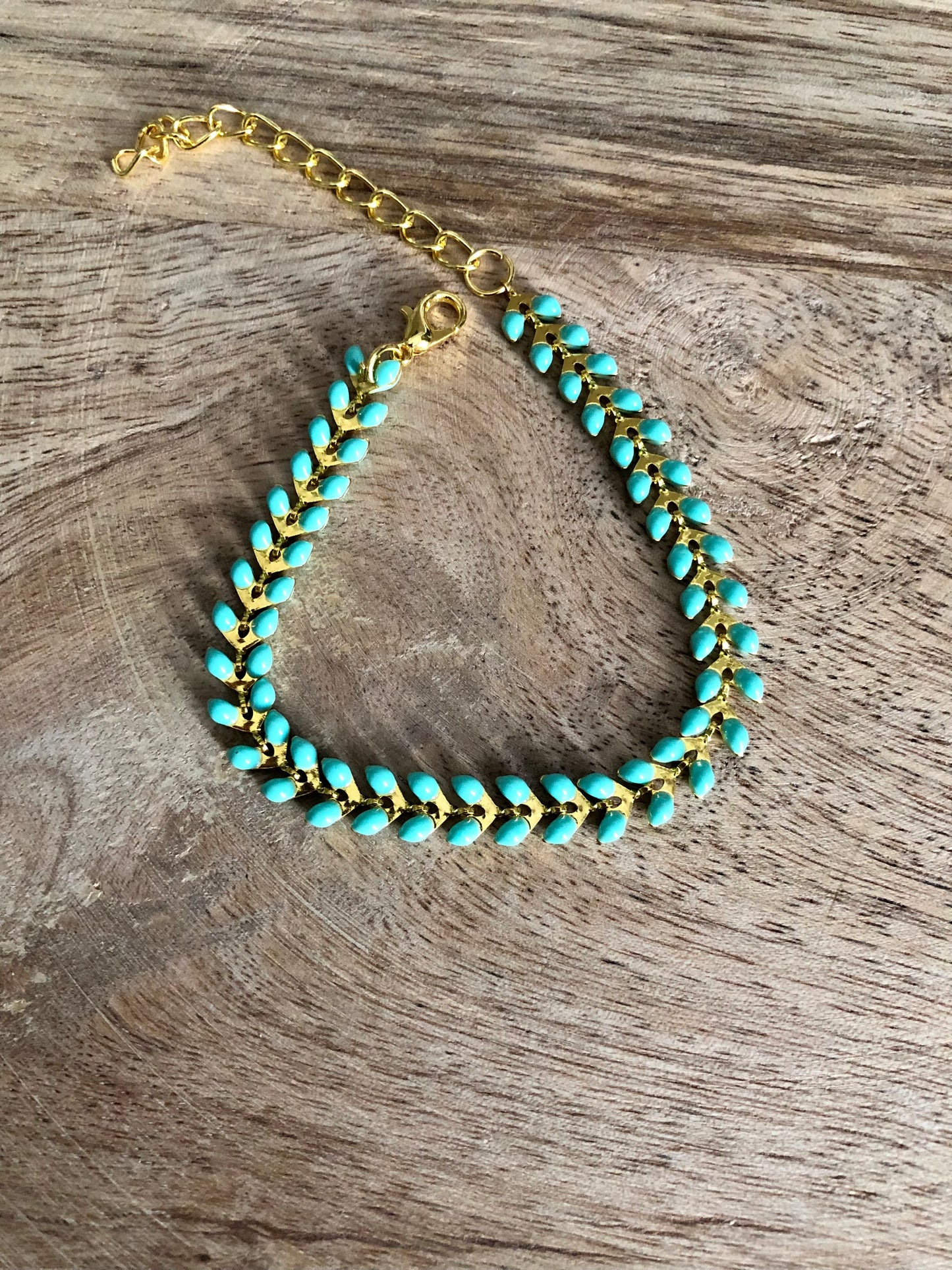 Bracelet Mille Pattes - Turquoise