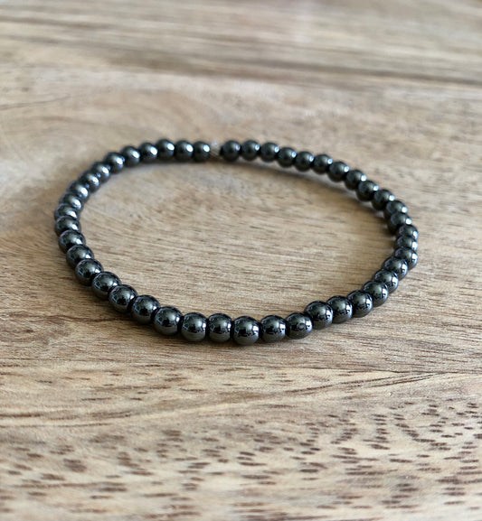 Bracelet Confiance en Hématite