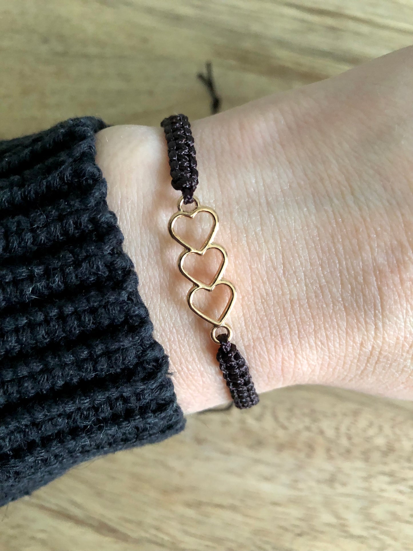 Bracelet Tissé « Triple Love »