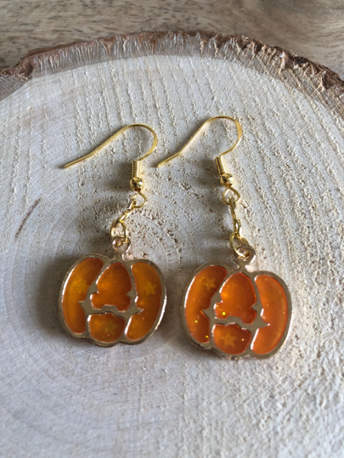 Boucles d'Oreilles Citrouilles