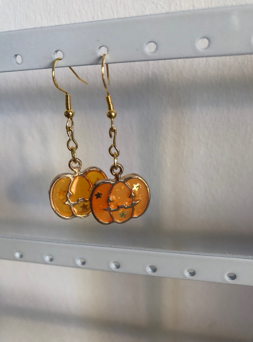 Boucles d'Oreilles Citrouilles