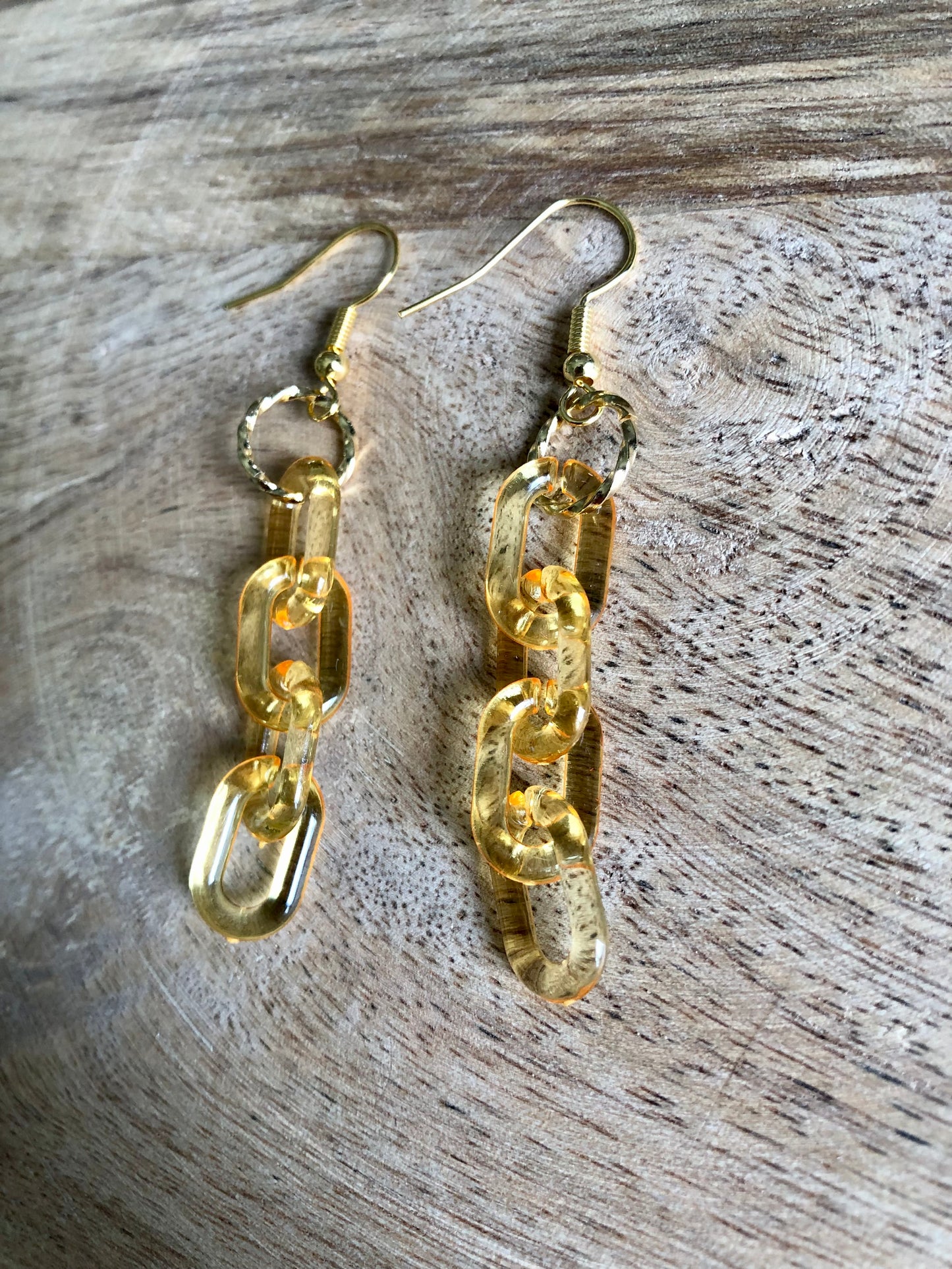 Boucles d’oreilles Maillons - Oranges
