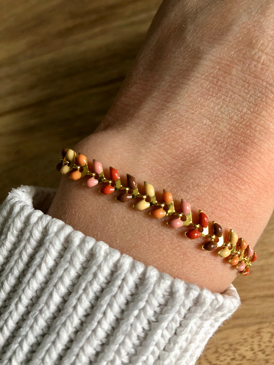 Bracelet Mille Pattes - Automne