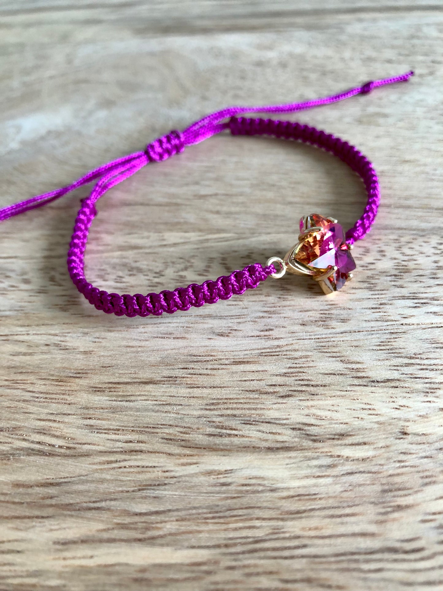 Bracelet Feuille d’Érable - Violet