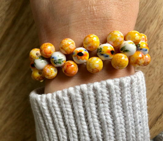 Bracelet Jasper - Tournesol