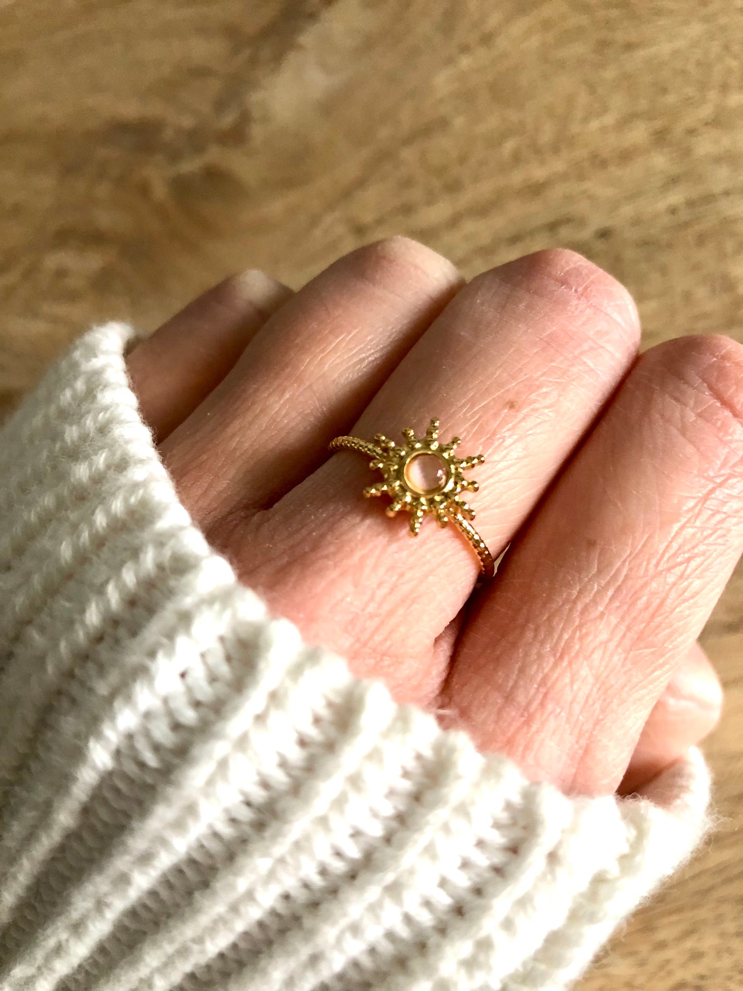 Bague simple Soleil