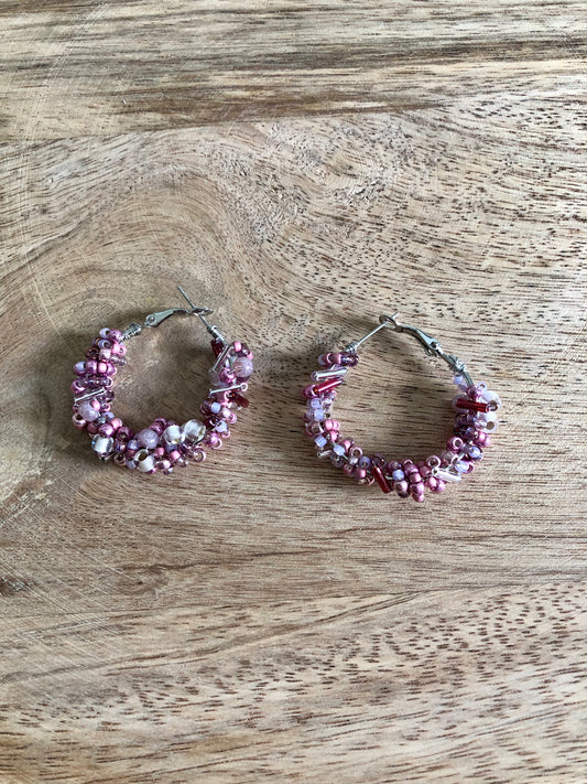 Boucles d’Oreilles Sirène - Roses