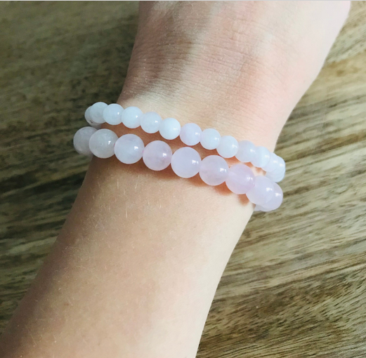 Bracelet Douceur en Quartz Rose