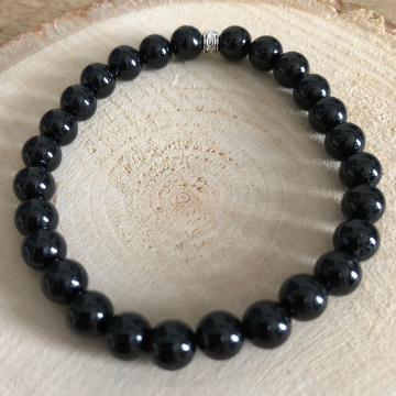 Bracelet Absorption en Tourmaline Noire